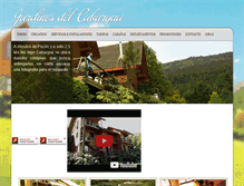 Tablet Screenshot of jardinesdelcaburgua.com